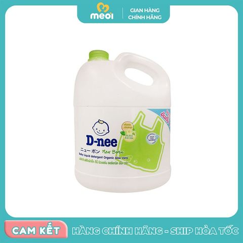  Nước giặt quần áo D-nee 3l màu xanh lá 