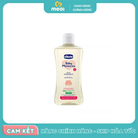  Dầu massage Chicco chiết xuất hạt bông 0M+ 
