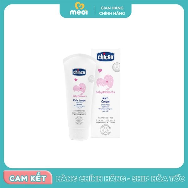  Kem dưỡng ẩm chứa Omega và vitamin E Chicco 100ml 