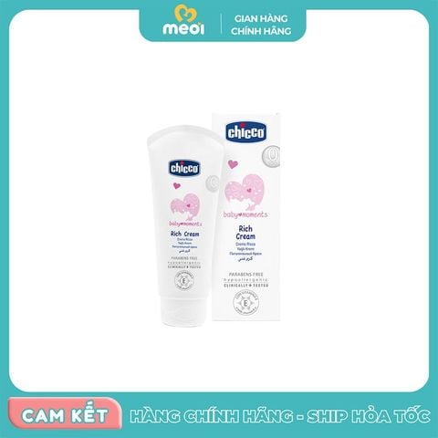  Kem dưỡng ẩm chứa Omega và vitamin E Chicco 100ml 