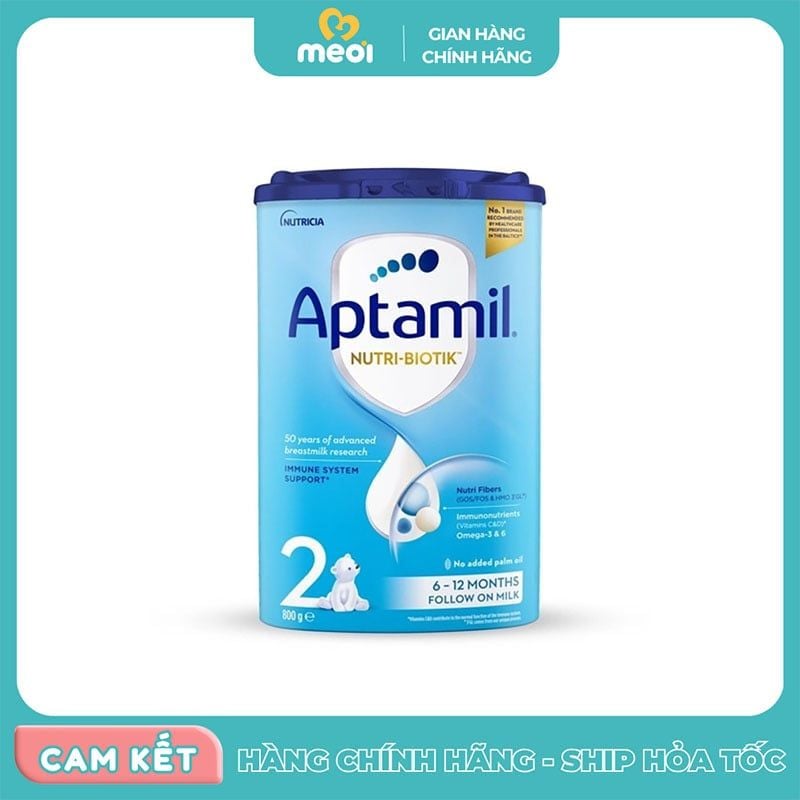  Sữa Aptamil Đức Số 2 ( Dành Cho Trẻ Từ 6-12 Tháng Tuổi) 