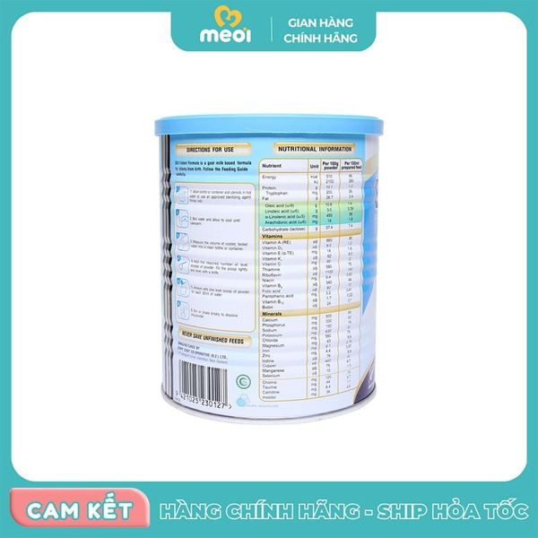  Sữa dê công thức DG-1 400g (0 - 6 tháng) 