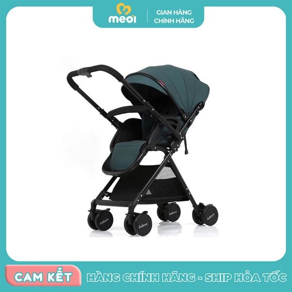  Xe đẩy Belecoo 2 chiều màu xanh 