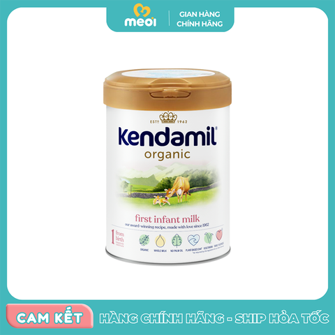  Sữa Kendamil Organic Anh số 1 800g 0-6M 