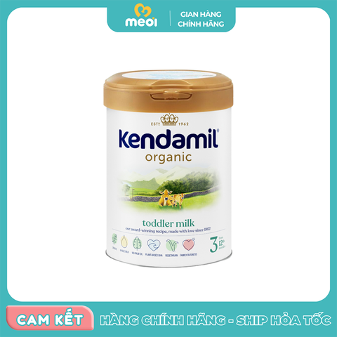  Sữa Kendamil Organic Anh số 3 800g 12-36M 