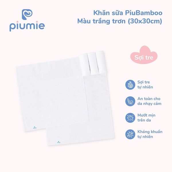  Khăn sữa Piumie sợi tre 