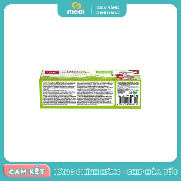  KĐR Splat Kids hương dâu 50ml 2-6Y 