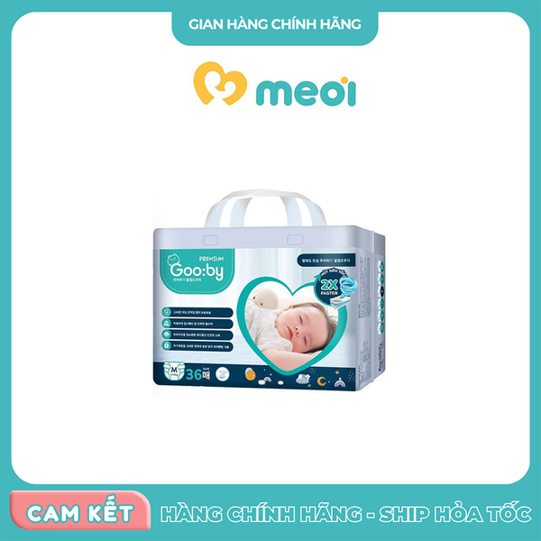 Bỉm dán Gooby Premium M36 (6-11kg)