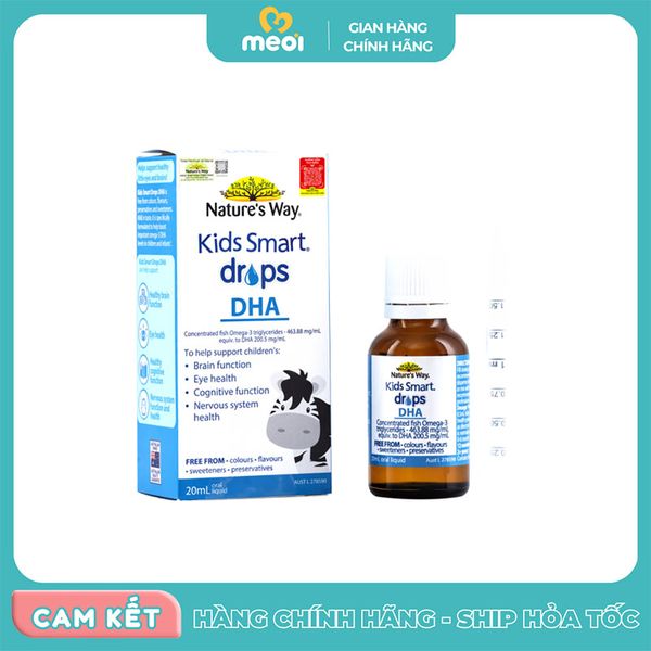  Nature's Way Kids Smart bổ sung DHA dạng giọt 