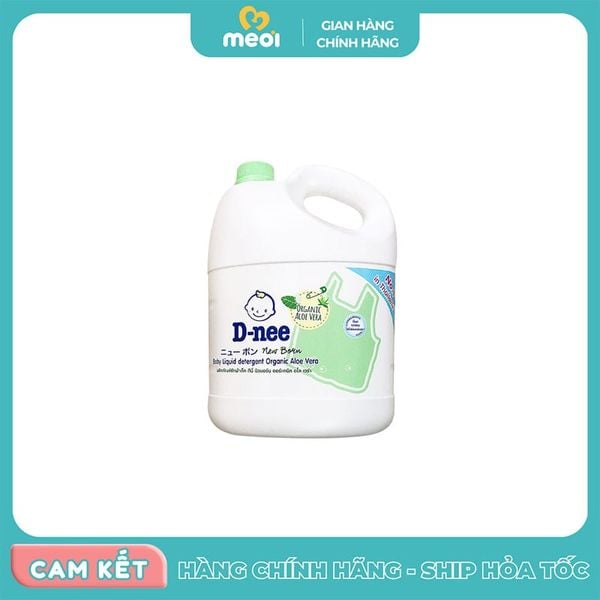  Nước giặt quần áo D-nee 3l màu xanh lá 