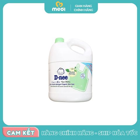  Nước giặt quần áo D-nee 3l màu xanh lá 