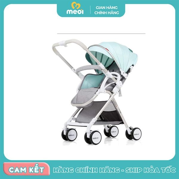  Xe đẩy Belecoo 2 chiều màu xanh 