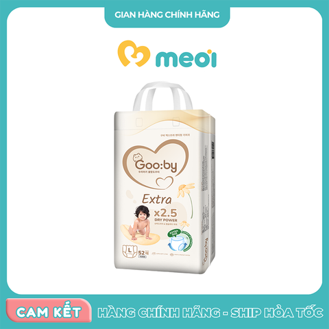  Bỉm quần siêu mỏng Gooby Extra L52 (9-14kg) 