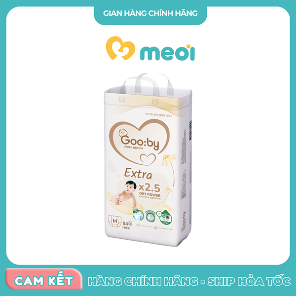 Bỉm quần siêu mỏng Gooby Extra M54 (6-11kg)