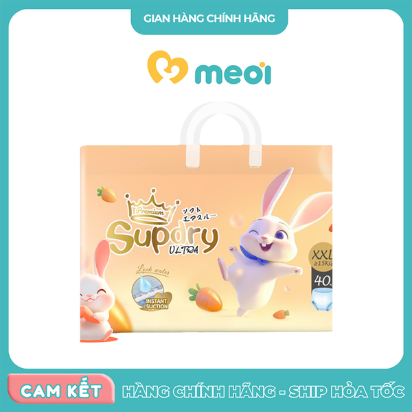 Bỉm quần Supdry Ultra XXL40 (từ 15kg trở lên)