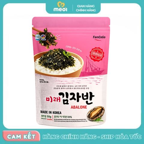  Rong Biển Rắc Cơm Vị Bào Ngư 50g (12M+) 