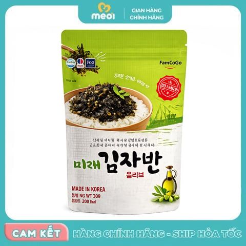  Rong Biển Rắc Cơm Vị Truyền Thống Oliu 50g (12M+) 