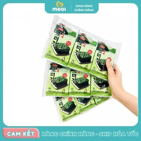  Rong Biển Tẩm Gia Vị Ăn Liền Mirae Lốc 3 (12M+) 