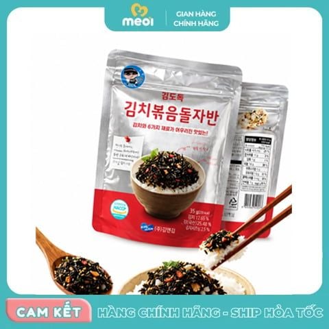  Rong biển trộn Kimdoduk vị kimchi xào 35g 