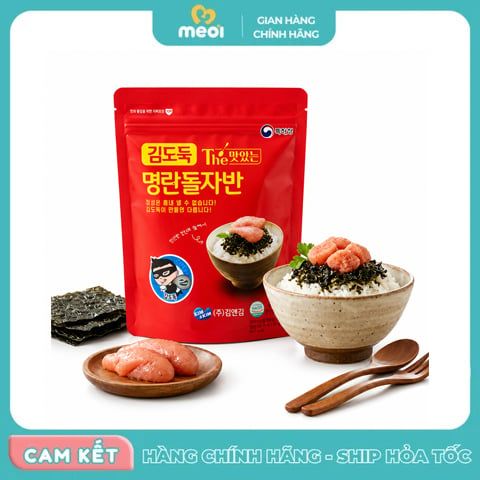  Rong Biển Trộn Kimdoduk Vị Trứng Cá Tuyết 35g 