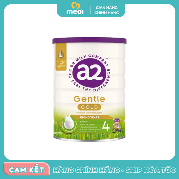 Sữa A2 Gentle Gold Premium Junior Milk Drink số 4 800g 3Y+