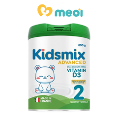 Sữa bột Kidsmix Advanced số 2 800g 12-24M