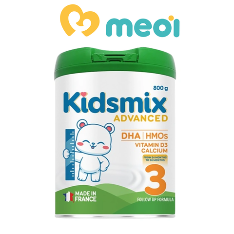  Sữa bột Kidsmix Advanced số 3 800g 24-36M 