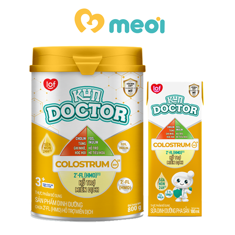  Sữa bột Kun Doctor Colostrum số 1+ 800g 1Y+ 