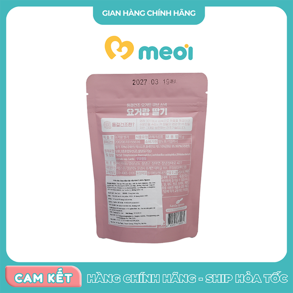 Sữa chua khô Little Spoon vị dâu 16g