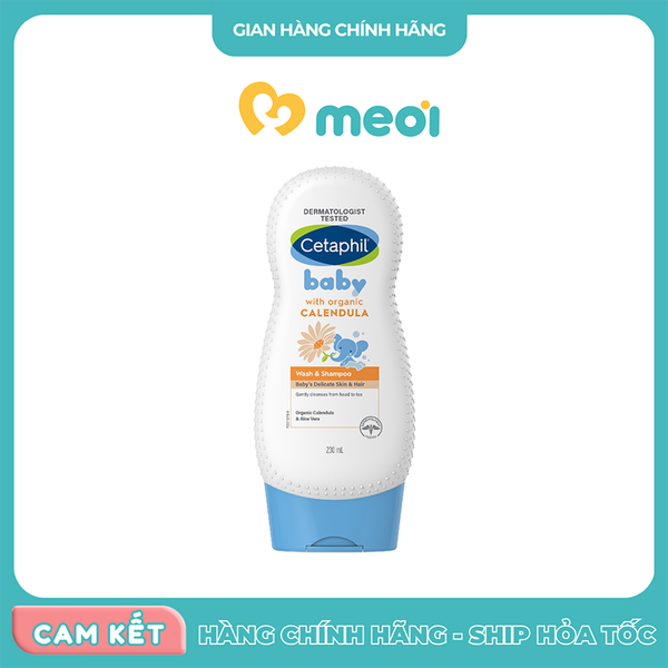 Sữa tắm gội Cetaphil hoa cúc NK 230ml