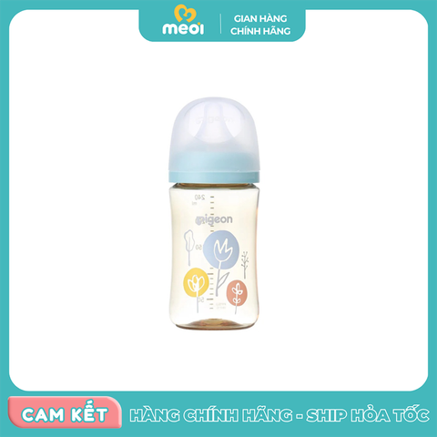 Bình sữa Pigeon PPSU Plus WN3 in hình 240ml