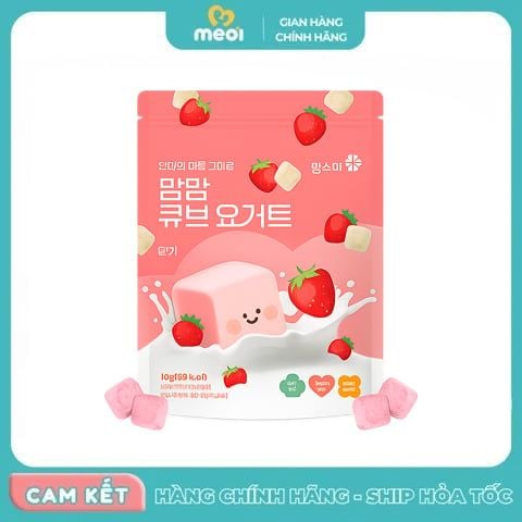  Sữa Chua Sấy Lạnh Mom's Mi Vị Dâu 16g 