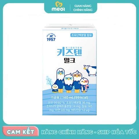  Sữa Kidsten Milk Origin 1957 Đạm Sữa Non 140ml (12M+) 