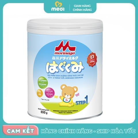 Sữa số 1 từ 0-6 tháng (850g) Morinaga (mẫu mới)