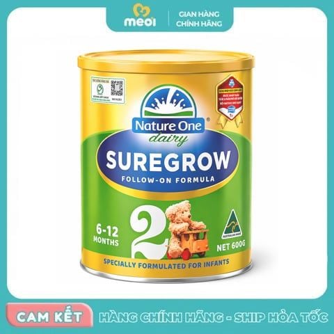 Sữa Sure Grow HMM số 2 600g (6-12M)