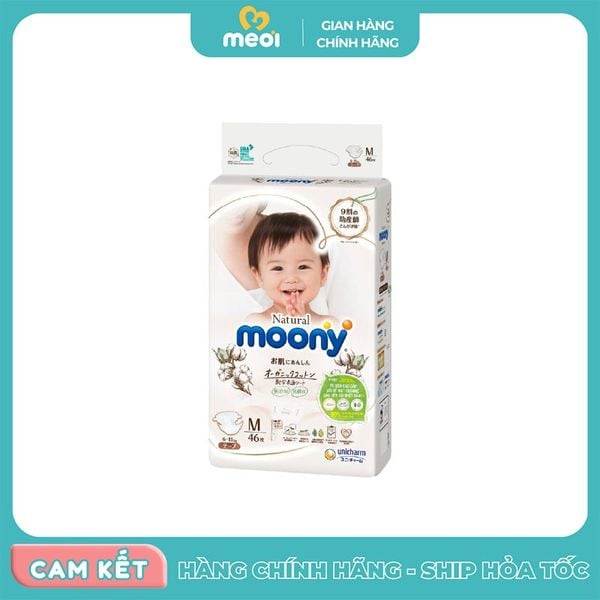  Tã dán Moony Natural 