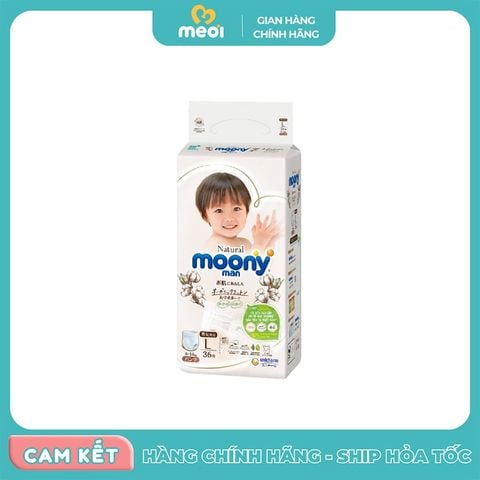  Bỉm quần Moony Natural 