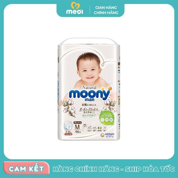  Bỉm quần Moony Natural 