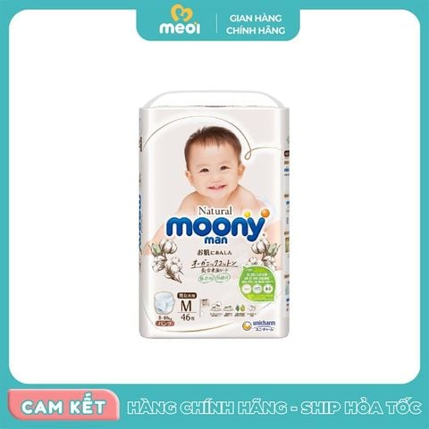  Bỉm quần Moony Natural 