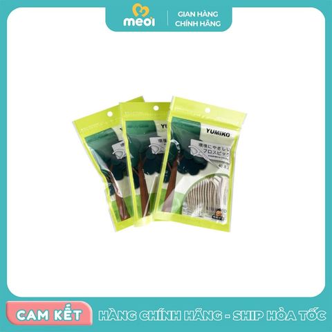  Tăm chỉ nha khoa thân trấu Yumiko Eco 40pcs 
