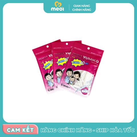  Tăm chỉ nha khoa Yumiko Kazoku 40pcs 