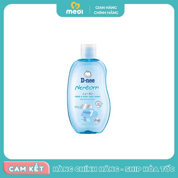  Sữa tắm gội toàn thân Baby D-nee 200ml xanh 
