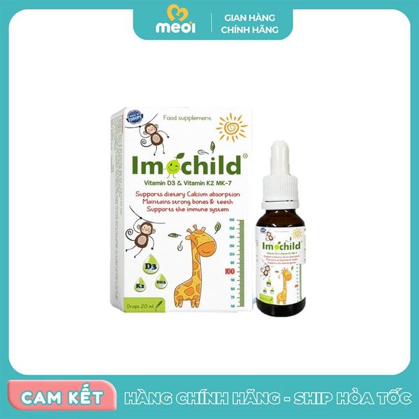  Vitamin D3 Và K2 Imochild 20ml 
