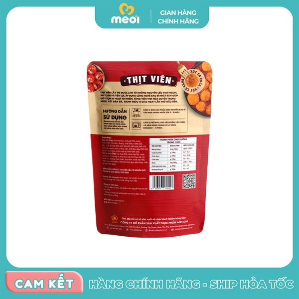 Thịt viên Cây Thị sốt cà chua 120g 3Y+