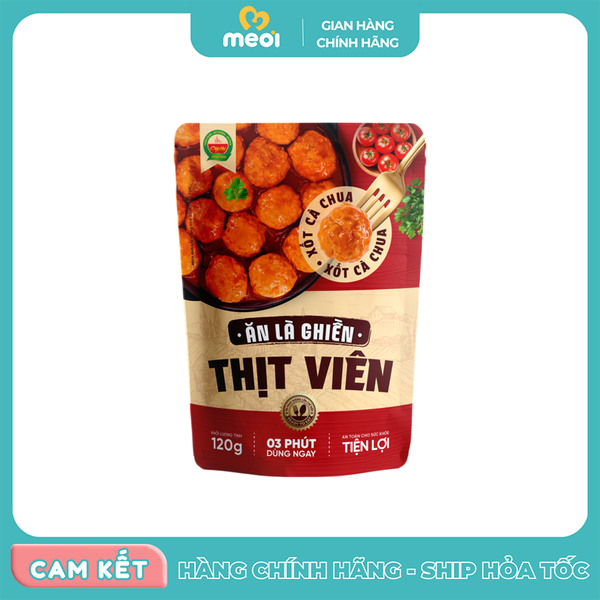 Thịt viên Cây Thị sốt cà chua 120g 3Y+