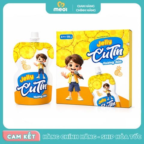  Thạch dinh dưỡng Jelly Cutin hương dứa125g 