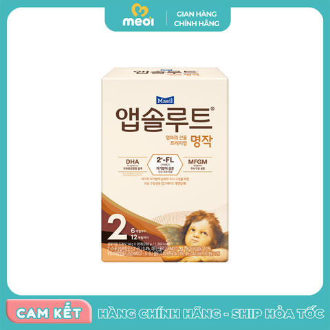  Sữa Maeil Absolute số 2 280g (hộp 20 gói) 6-12M) 
