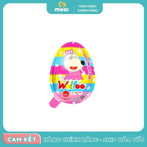  Trứng socola Wolfoo với đồ chơi ngẫu nhiên 20g 