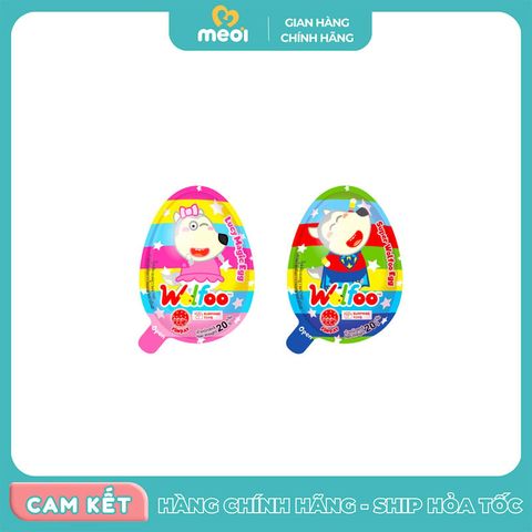  Trứng socola Wolfoo với đồ chơi ngẫu nhiên 20g 