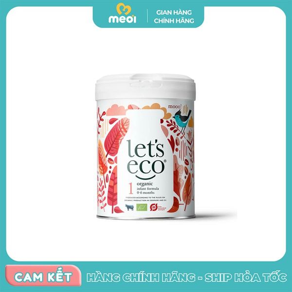  Sữa Let's Eco Organic số 1 cho trẻ từ 0 - 6 tháng 
